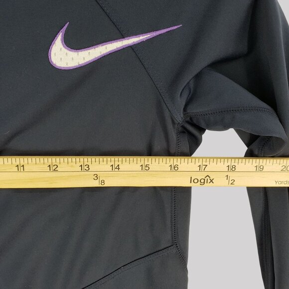 Nike Full-Zip Track Jacket Purple Accents Dri-Fit Unisex Youth L - Picture 5 of 7